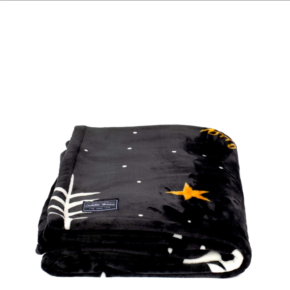 NWT:  LUG CUDDLE THROW- SNOWMAN TREES- SOFTEST BLANKET & LARGE!- Hurry Last One! - Picture 2 of 4